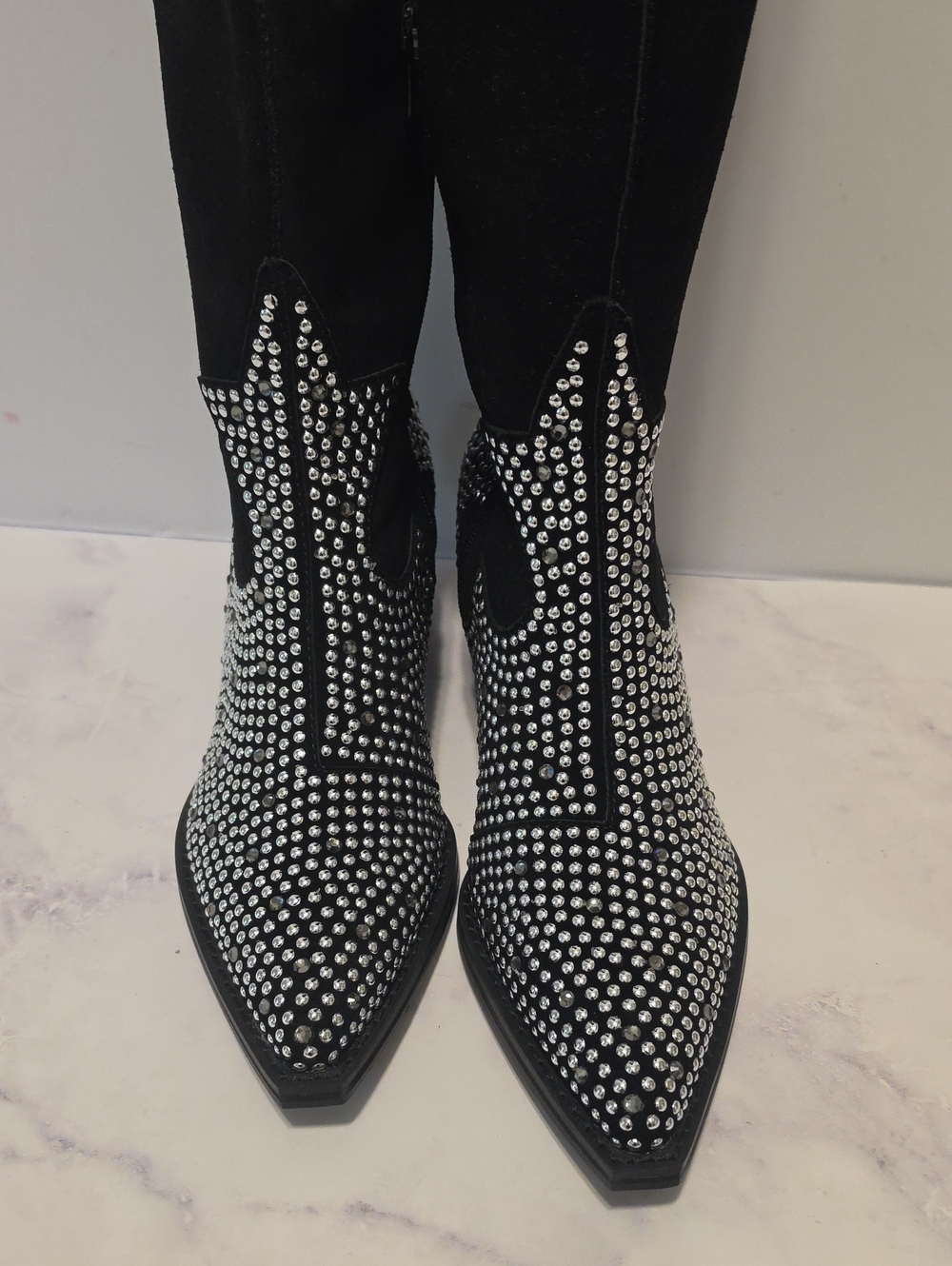 Matisse Dumplin  Black and Silver Women's Cowboy Boots Brand New - Picture 3 of 12